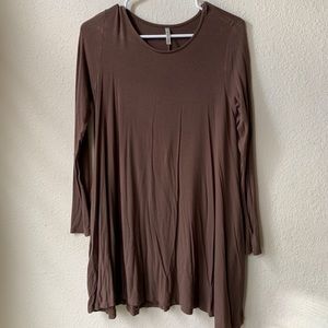 Mittoshop Brown Mini Dress